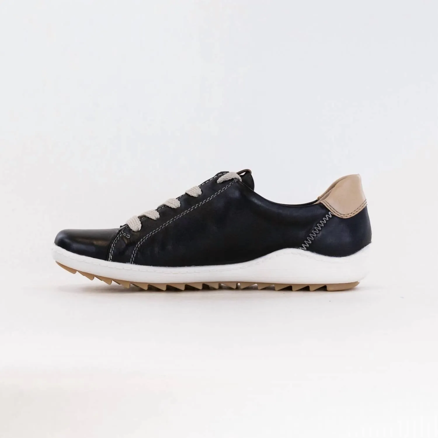 Women's Liv Sneaker In Black Leather Combi