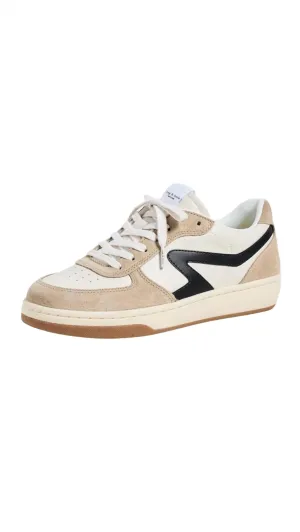 Women's Retro Court Sneakers In Dove/sand