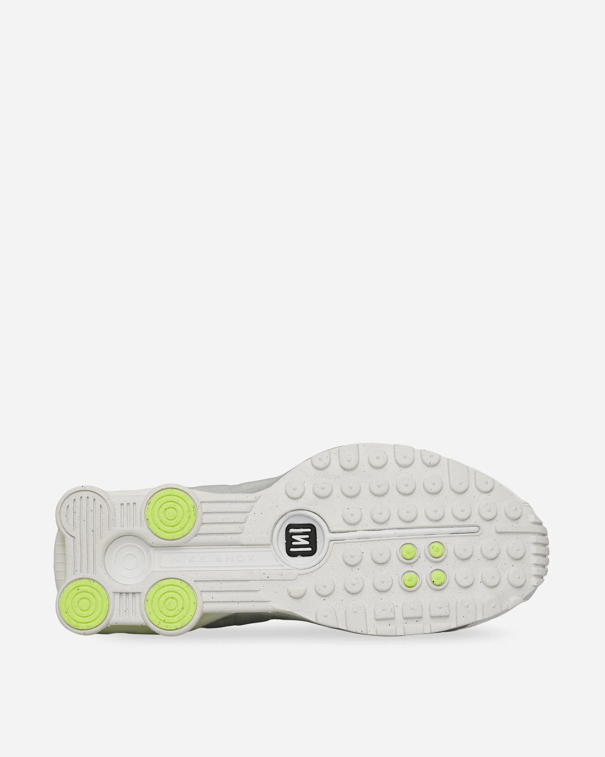Women's Shox R4 Sneakers White / Metallic Silver / Volt