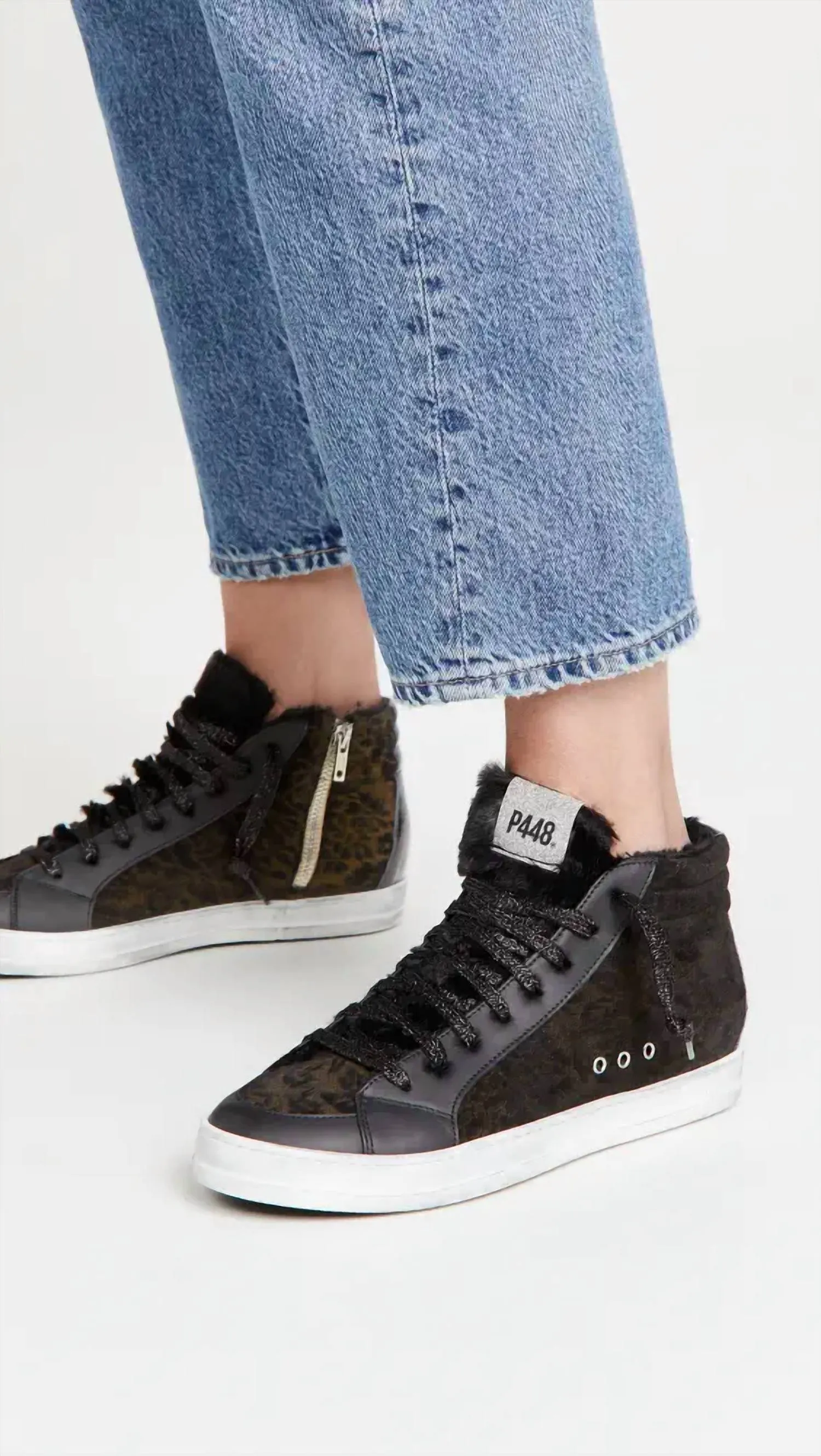 Women's Skate High Top Sneakers In Park