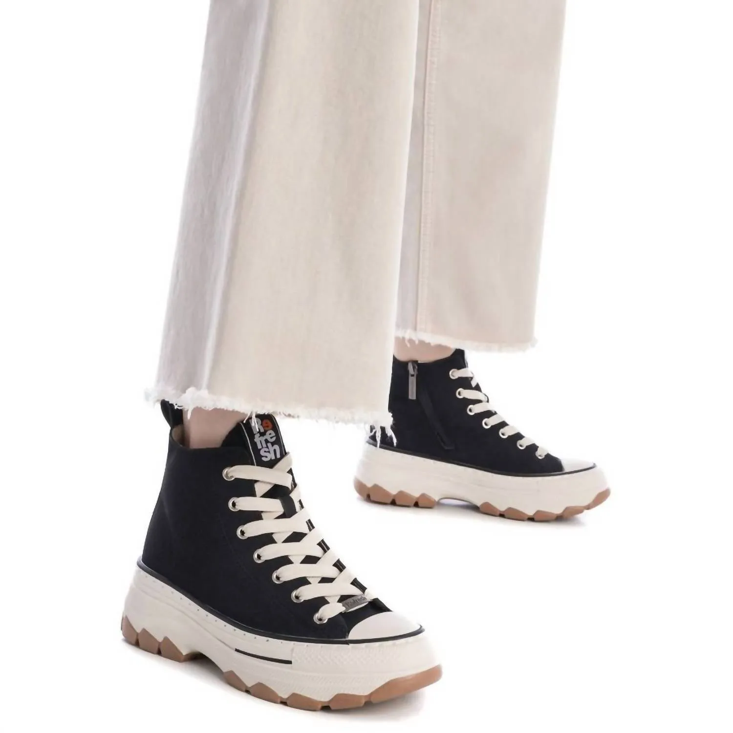 Women's Sneaker Booties In Black
