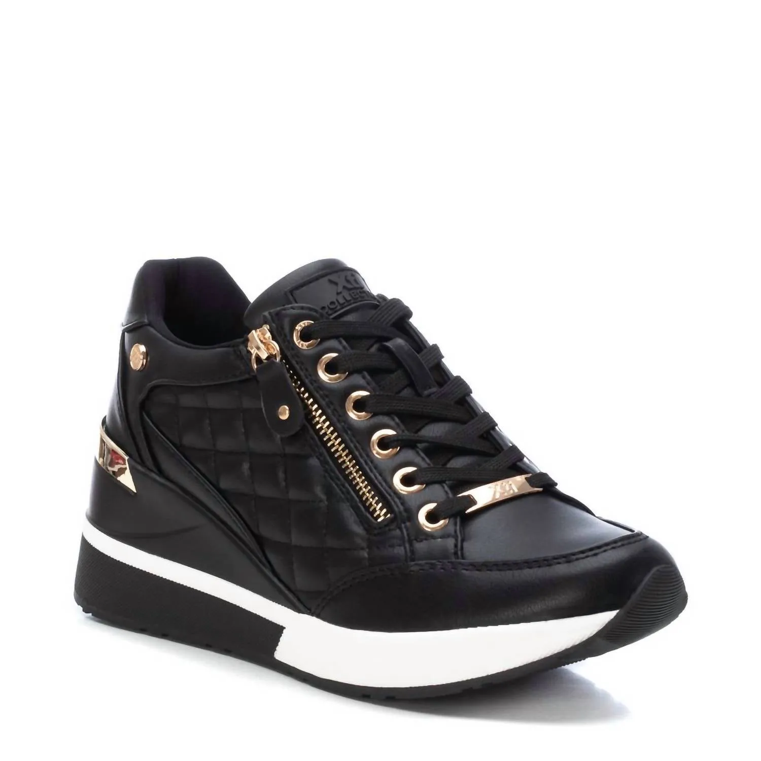 Women's Wedge Sneakers In Black