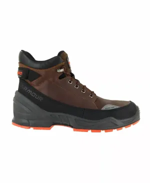 Work Boots 6�� �C Alloy Toe Boots In Reddish Brown